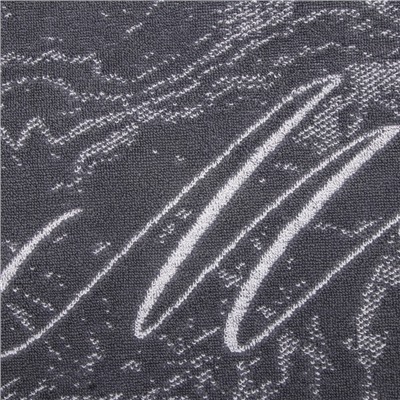 Полотенце именное махровое Этель "Максим" серый, 50х90см, 100% хлопок, 420гр/м2