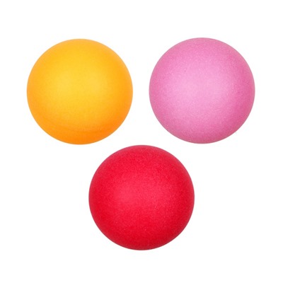 Набор цветных мячей для настольного тенниса 3шт,SILAPRO