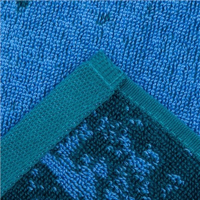 Полотенце именное махровое Этель "Михаил" синий, 50х90см, 100% хлопок, 420гр/м2