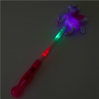 Палочка световая «Единорог», с крыльями, цвета МИКС