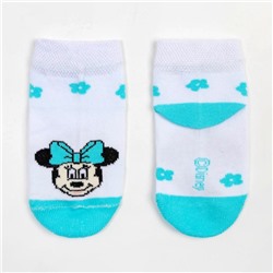 Носки "Minnie Mouse", Минни Маус, белый, 10-12 см