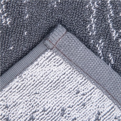 Полотенце именное махровое Этель "Артем" серый, 50х90см, 100% хлопок, 420гр/м2
