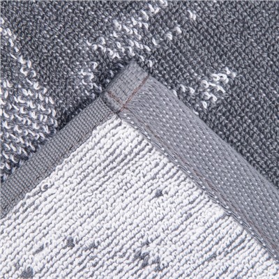 Полотенце именное махровое Этель "Никита" серый, 50х90см, 100% хлопок, 420гр/м2