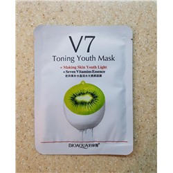 Витаминная тканевая маска V 7 с экстрактом КИВИ