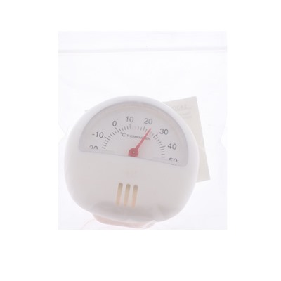 Термометр универсальный, механический, крепление магнит, d=5.5 см, белый