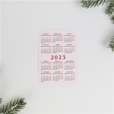 Календарь карманный «Счастливая купюра», 7 х 10 см