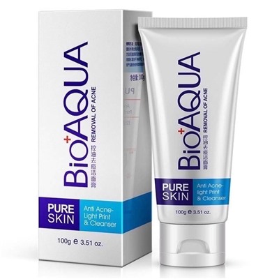 BioAqua Пенка для умывания от акне Pure Skin, 100 г