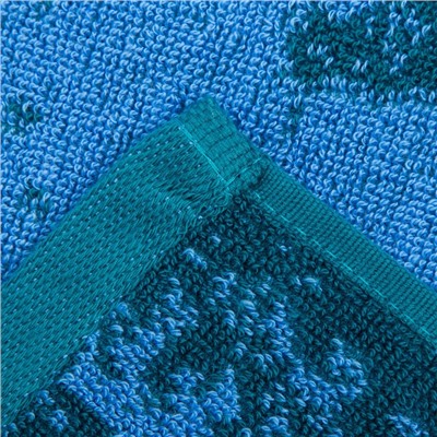 Полотенце именное махровое Этель "Александр" синий, 50х90см, 100% хлопок, 420гр/м2